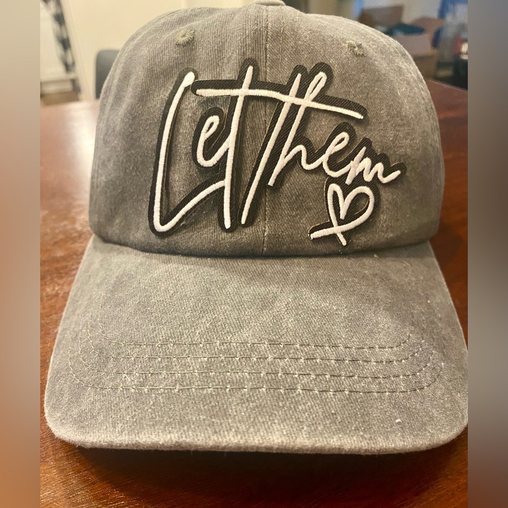 Gray 'Let Them' Cap